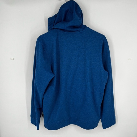 OUTDOOR RESEARCH Emersion Hooded Full Zip Fleece Sweatshirt Jacket Large Blue - Picture 3 of 10